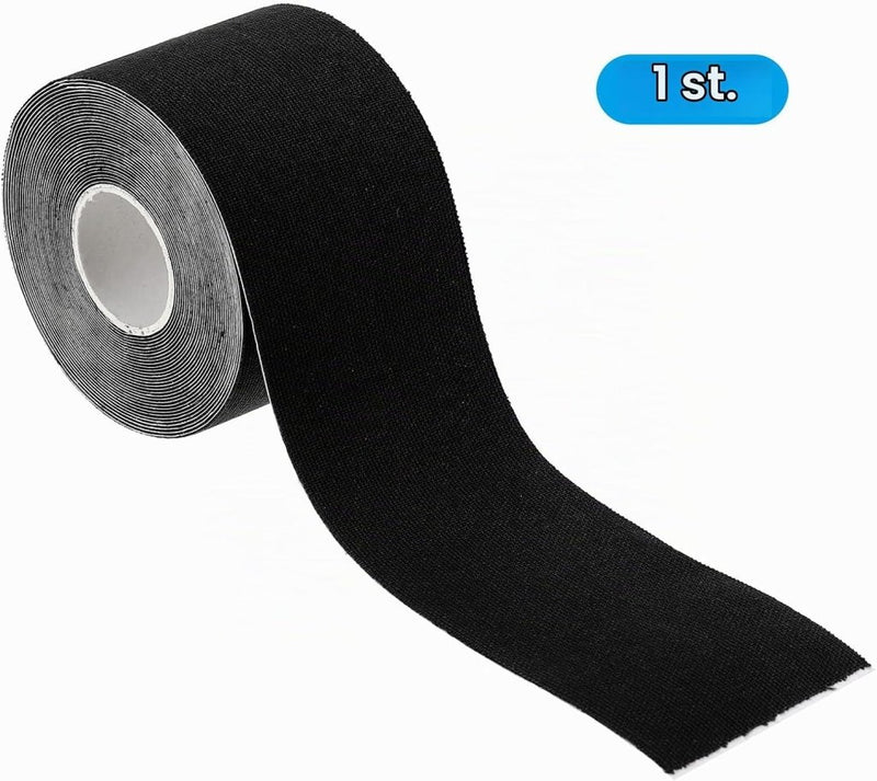 Laad afbeelding in Galerijviewer, Antislip katoenen sporttape 5 m x 5 cm (1 rol) - Zelfklevende gripband &amp; sporttaping - Griptape tennisracket &amp; aerial hoop - happygetfit.com

