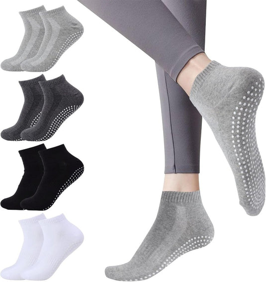 Antislip pilatessokken dames set van 3 paar - happygetfit.com
