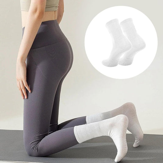 Antislip pilatessokken dames set van 3 paar - happygetfit.com
