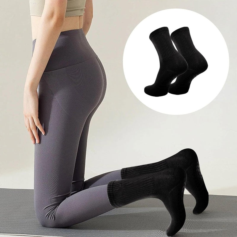 Chargez l'image dans la visionneuse de la galerie, Antislip pilatessokken dames set van 3 paar - happygetfit.com
