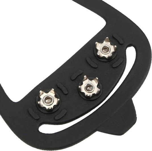 Antislip schoenspikes maat M 35-40 met 8 roestvrijstalen punten voor sneeuw en ijs – ijzerglijders – wandelaccessoires - happygetfit.com
