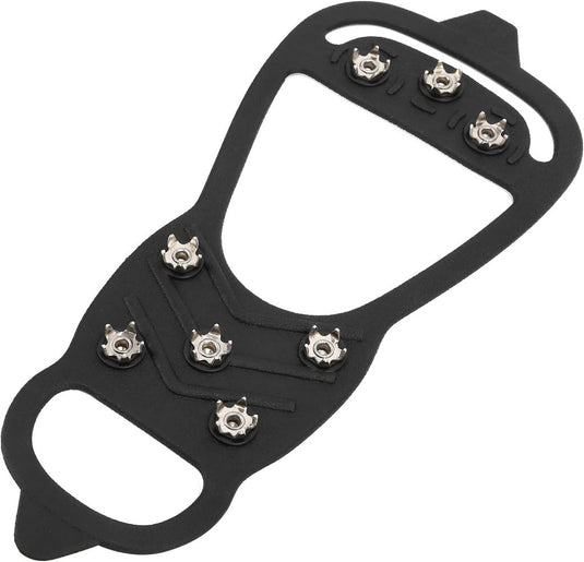 Antislip schoenspikes met 8 tanden zwart - happygetfit.com