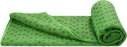 Antislip sneldrogende yogahanddoeken (6 kleuren) met draagtas van mesh, extra lang (62 x 183 cm) - happygetfit.com