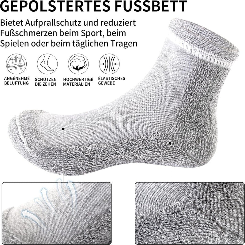 Carica immagine in Galleria Viewer, Antislip sportsokken voor kinderen 6 paar met grip – yoga fitness sokken – jongens en meisjes 2-13 jaar - happygetfit.com
