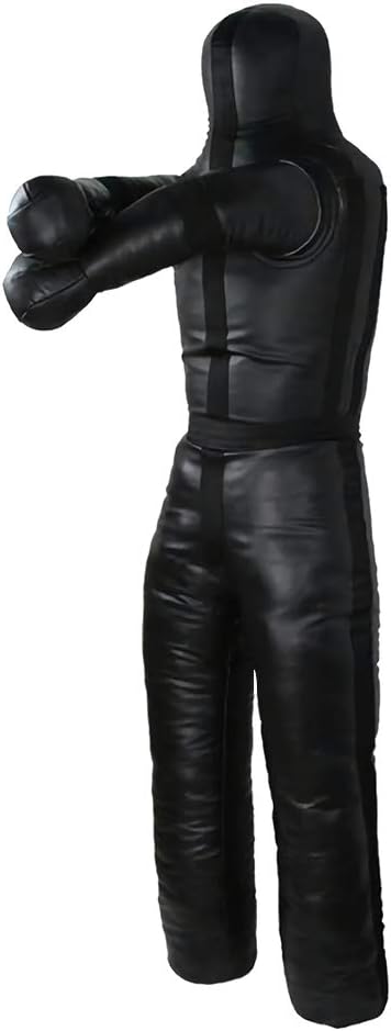 Aoneky 1,8M Hollow Wrestling Dummy, Gewicht tot 65KG - Bokszak voor Sanda Muay Thai MMA Judo Martial Arts Wrestling Training Jiu-Jitsu (Niet gevuld) - happygetfit.com