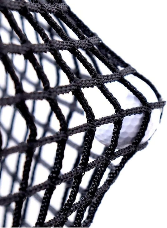 Aoneky Heavy Duty Knotless Golf Hitting Net, Practice Net with Reinforced Rope Edge, 1" Square Mesh 3mm Polyester Netting for Baseball Soccer Hockey Backyard Driving Cage Indoor Outdoor Use - happygetfit.com