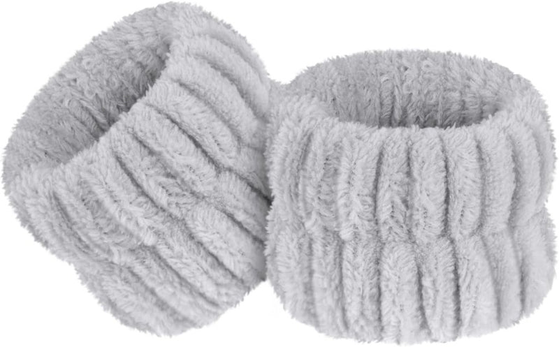 Laad afbeelding in Galerijviewer, AOOWU Polsband, Elastische Microvezel, Gezichtswas, Cosmetica, Haarband, Spa-armbanden voor Absorberende Zweetband voor Vrouwen en Meisjes, Make-up, Pols, Gezichtsverzorging - happygetfit.com
