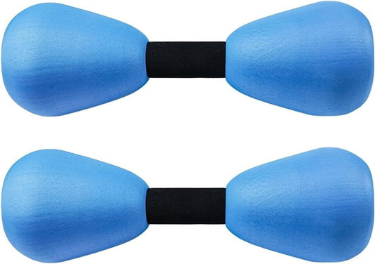 Aqua dumbbells set van 2 blauw voor waterfitness - happygetfit.com
