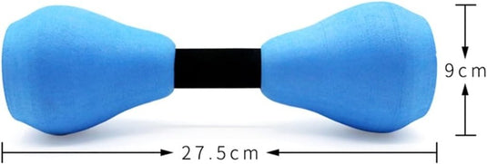 Aqua dumbbells set van 2 blauw voor waterfitness - happygetfit.com