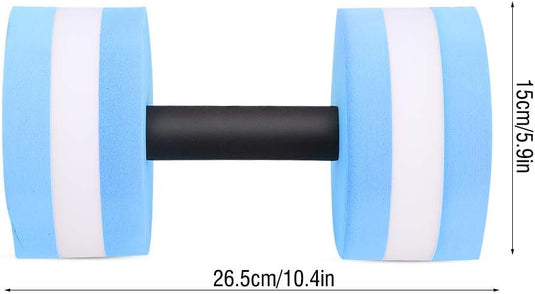 Aqua dumbbells set van 2 voor wateraerobics - happygetfit.com