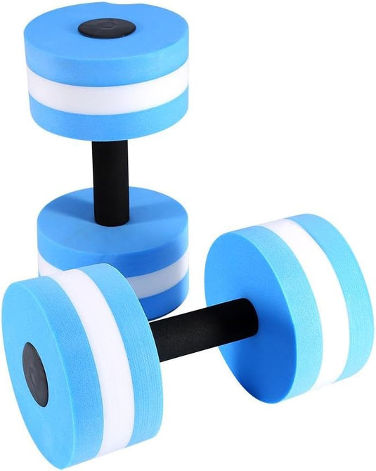 Aqua dumbbells set van 2 voor watergymnastiek - happygetfit.com