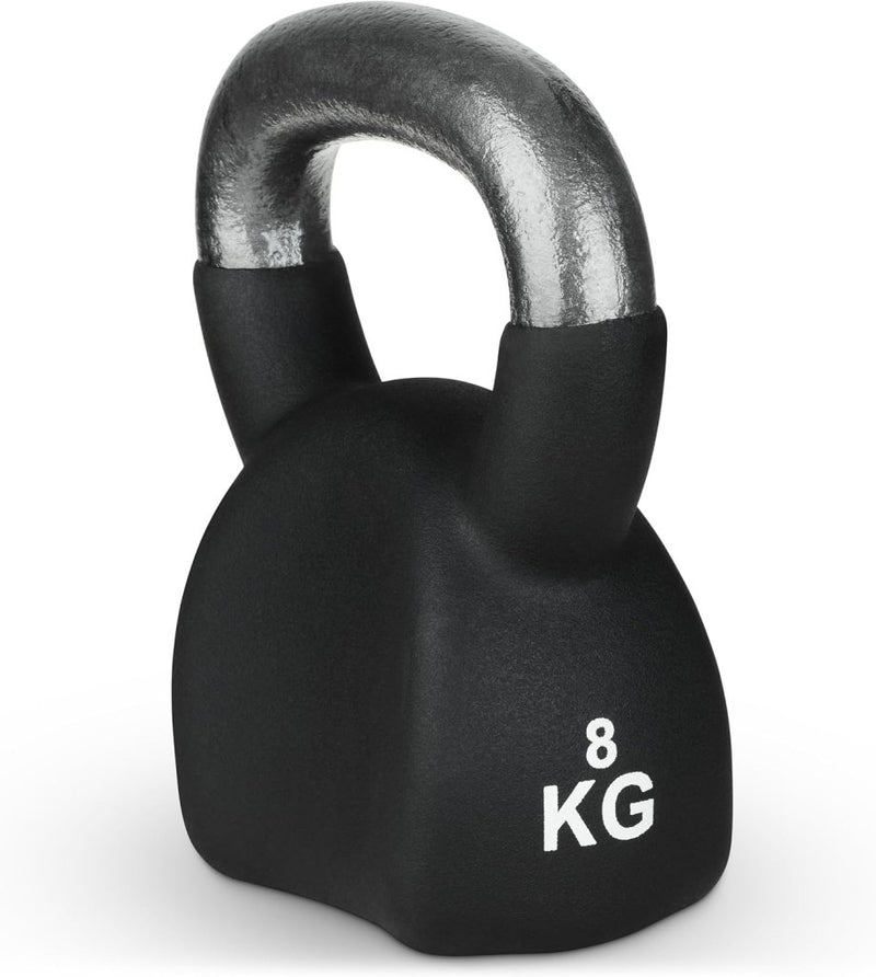 Laad afbeelding in Galerijviewer, Athlyt - Neopreen gietijzeren kettlebell, zwart - happygetfit.com
