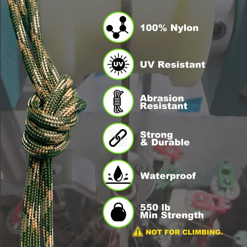 Laad afbeelding in Galerijviewer, aufodara 4 Pieces 19ft / 6Meter Paracord Cords 550 Multifunction Paracord Rope Crafting Bracelet Braided Rope Lanyards Dog Collar DIY Crafting (D4-A) - happygetfit.com
