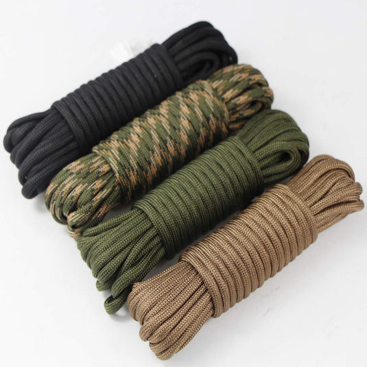 aufodara 4 Pieces 19ft / 6Meter Paracord Cords 550 Multifunction Paracord Rope Crafting Bracelet Braided Rope Lanyards Dog Collar DIY Crafting (D4-A) - happygetfit.com