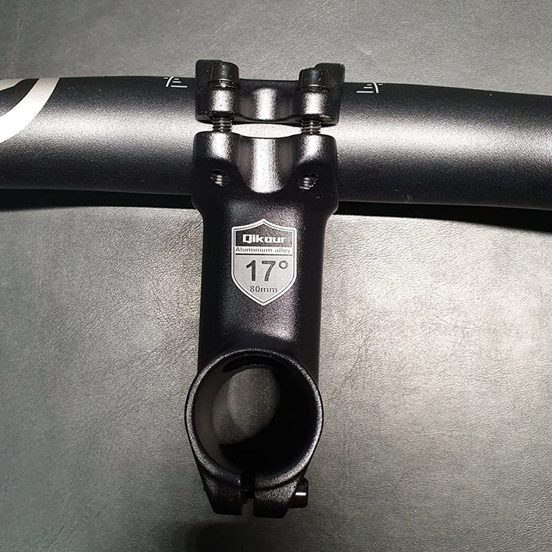 Laad afbeelding in Galerijviewer, Azarxis 25.4mm 31.8mm Stem 70mm 80mm 90mm 110mm 120mm 130mm 17 35 45 60 Degree Adjustable Bike Stem Mountain Bike Stem Short Handlebar Stem for Bicycle, Road Bike, MTB, BMX, Cycling - happygetfit.com
