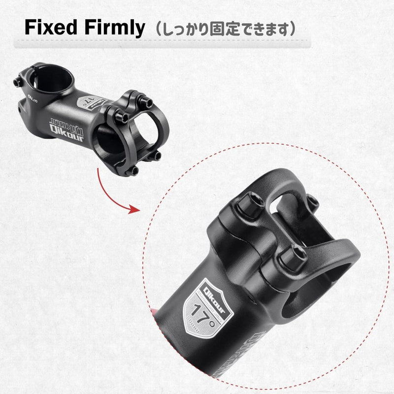 Laad afbeelding in Galerijviewer, Azarxis 25.4mm 31.8mm Stem 70mm 80mm 90mm 110mm 120mm 130mm 17 35 45 60 Degree Adjustable Bike Stem Mountain Bike Stem Short Handlebar Stem for Bicycle, Road Bike, MTB, BMX, Cycling - happygetfit.com
