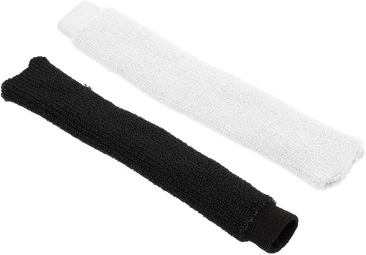 Badminton handdoek grips 2 stuks antislip en zweetabsorberend grijs-rood – racket overgrips – badminton accessoires - happygetfit.com