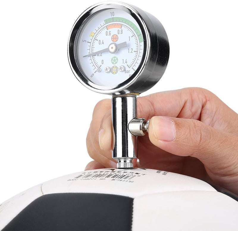 Laad afbeelding in Galerijviewer, Ball Pressure Gauge, Mini Air Pressure Gauge Pressure Barometer for Football Volleyball Basketball - happygetfit.com
