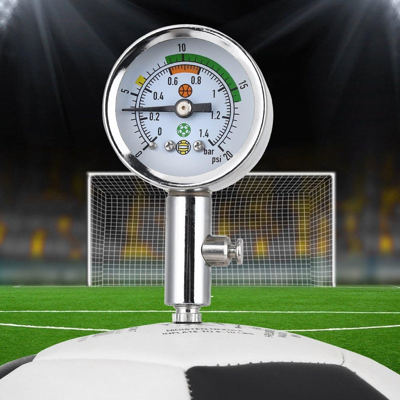 Laad afbeelding in Galerijviewer, Ball Pressure Gauge, Mini Air Pressure Gauge Pressure Barometer for Football Volleyball Basketball - happygetfit.com
