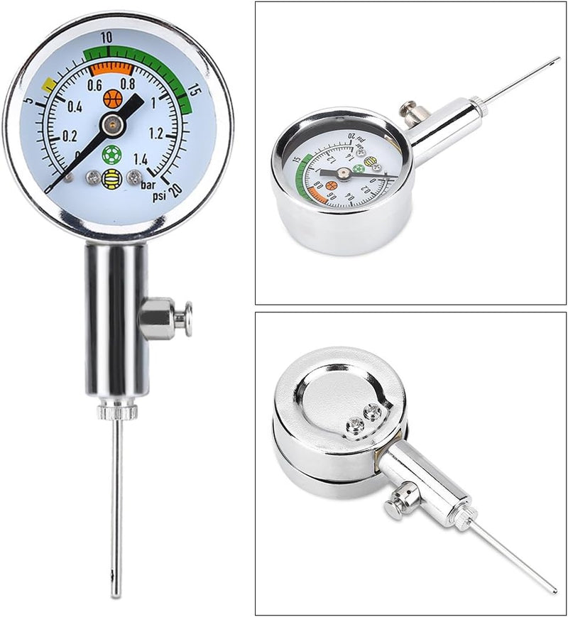 Laad afbeelding in Galerijviewer, Ball Pressure Gauge, Mini Air Pressure Gauge Pressure Barometer for Football Volleyball Basketball - happygetfit.com
