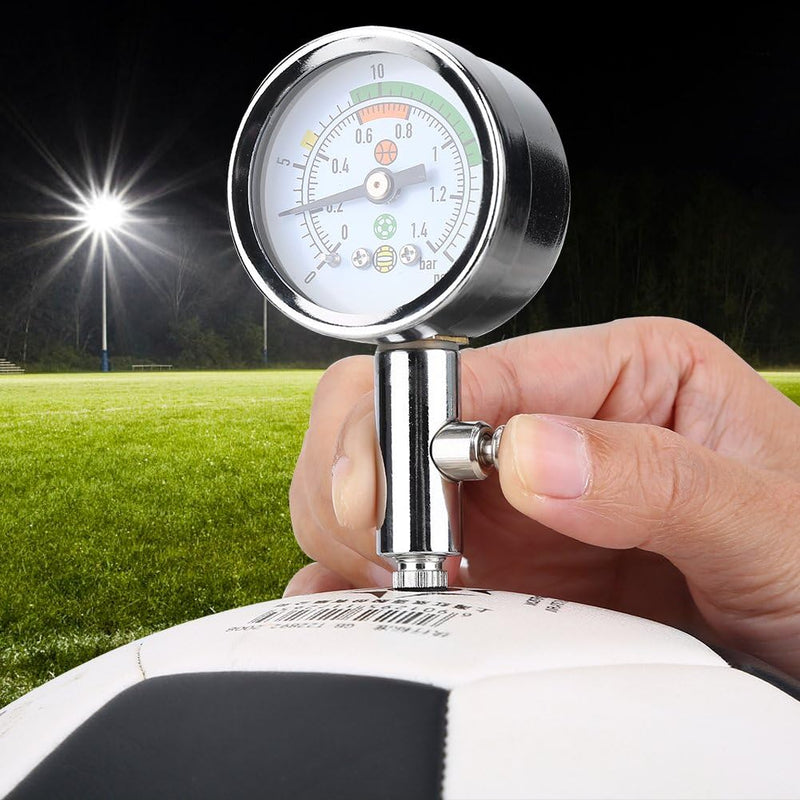 Laad afbeelding in Galerijviewer, Ball Pressure Gauge, Mini Air Pressure Gauge Pressure Barometer for Football Volleyball Basketball - happygetfit.com
