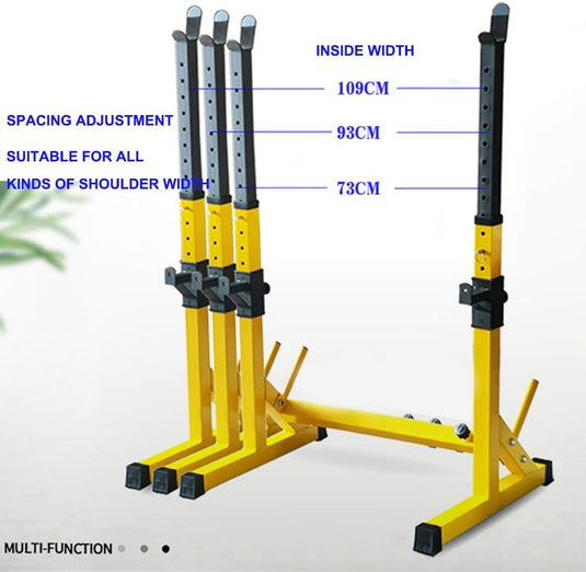 Barbell Stand Verstelbare Barbell Rack Squat Rack Fitnesstoestellen Weight Training Equipment In Hoogte Verstelbare - happygetfit.com