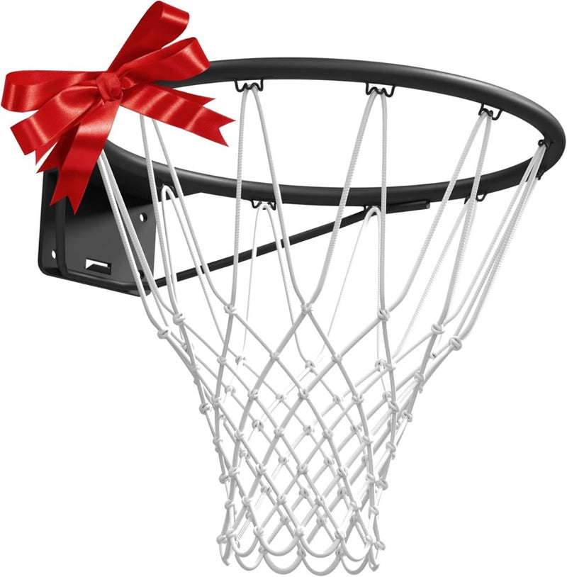 Laad afbeelding in Galerijviewer, Bee-Ball Basketball Rim - 18 Inch - Basketball Replacement Rim Net for Outdoor and Indoor Basketball Hoop - Adjustable-Height and Fixed Basketball Hoop for All - happygetfit.com
