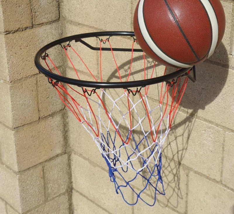 Laad afbeelding in Galerijviewer, Bee-Ball Basketball Rim - 18 Inch - Basketball Replacement Rim Net for Outdoor and Indoor Basketball Hoop - Adjustable-Height and Fixed Basketball Hoop for All - happygetfit.com
