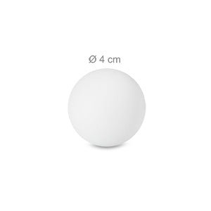 Load image into Gallery viewer, Deze effen witte &quot;kunststof balletjes&quot; met een diameter van 4 cm maken deel uit van de veelzijdige 100-delige set &quot;Speel, daag uit en knutsel&quot; en zijn perfect voor bierpong of elke activiteit waarbij duurzame speelstukken nodig zijn.
