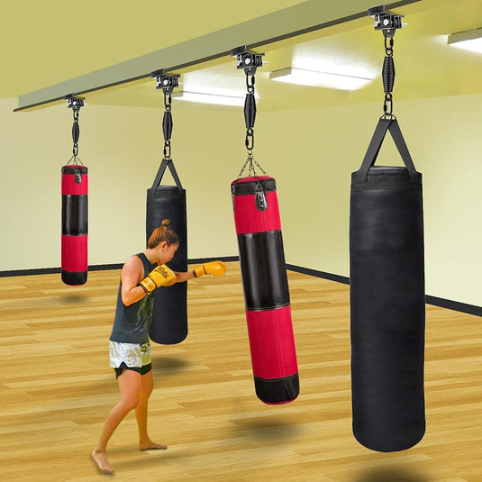 BeneLabel Punching Bag Hanger for I Beam 880 LBs Capacity Heavy Bag Mount Width Adjustable Boxing Bag Holder & Steel Beam Clamp for Beam - happygetfit.com