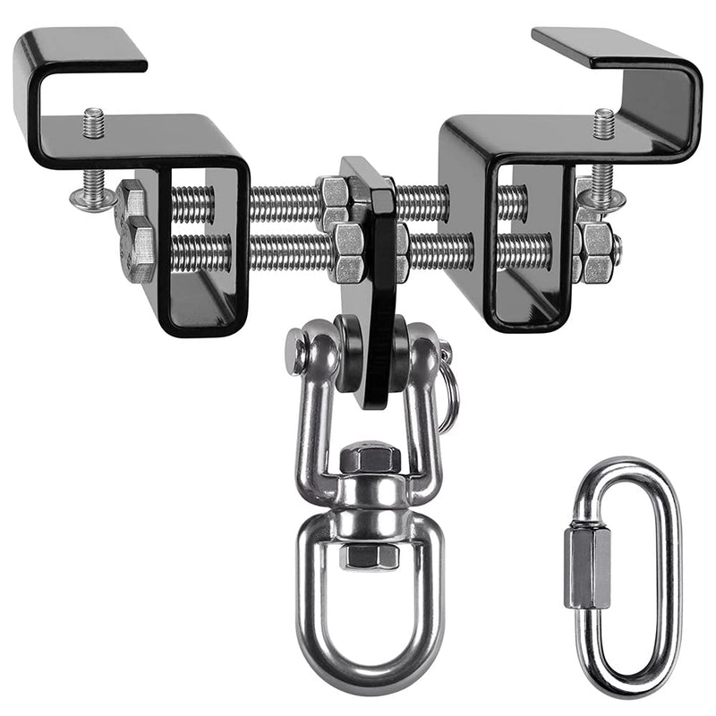 Laad afbeelding in Galerijviewer, BeneLabel Punching Bag Hanger for I Beam 880 LBs Capacity Heavy Bag Mount Width Adjustable Boxing Bag Holder &amp; Steel Beam Clamp for Beam - happygetfit.com
