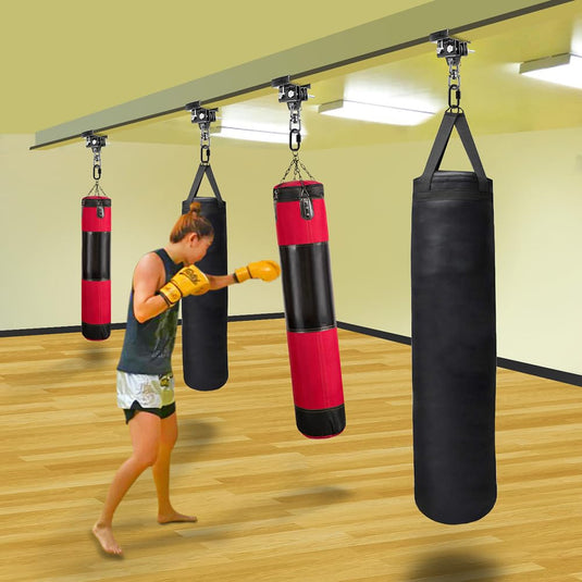 BeneLabel Punching Bag Hanger for I Beam 880 LBs Capacity Heavy Bag Mount Width Adjustable Boxing Bag Holder & Steel Beam Clamp for Beam - happygetfit.com