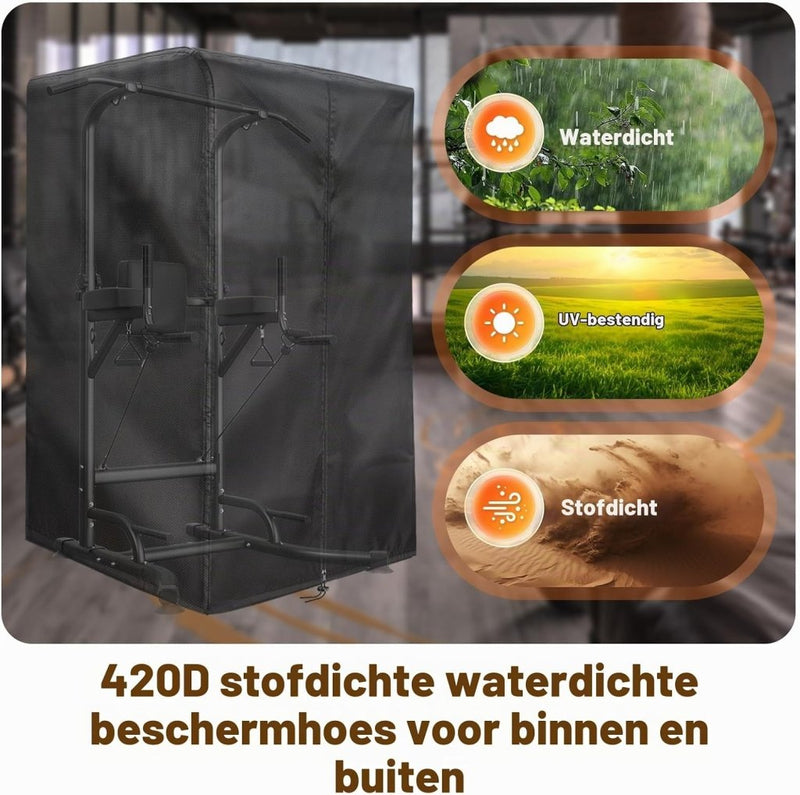 Carica immagine in Galleria Viewer, Beschermhoes voor power rack 102 x 107 x 163 cm van 420D Oxford – fitness hoes – waterdichte afdekhoes - happygetfit.com
