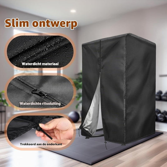 Beschermhoes voor power rack 102 x 107 x 163 cm van 420D Oxford – fitness hoes – waterdichte afdekhoes - happygetfit.com