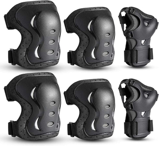 Beschermset 6-delig voor skaten en fietsen maat M - happygetfit.com