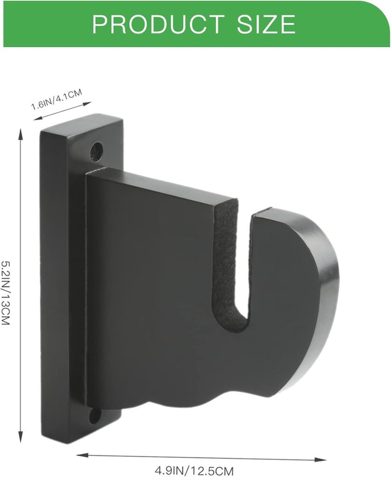 Laad afbeelding in Galerijviewer, BIJUN Skateboard muurbevestiging, longboard hanger plank display rek, geschikt voor skateboard, longboard, ski's, snowboards, waterski's en elektrisch skateboard (zwart) - happygetfit.com
