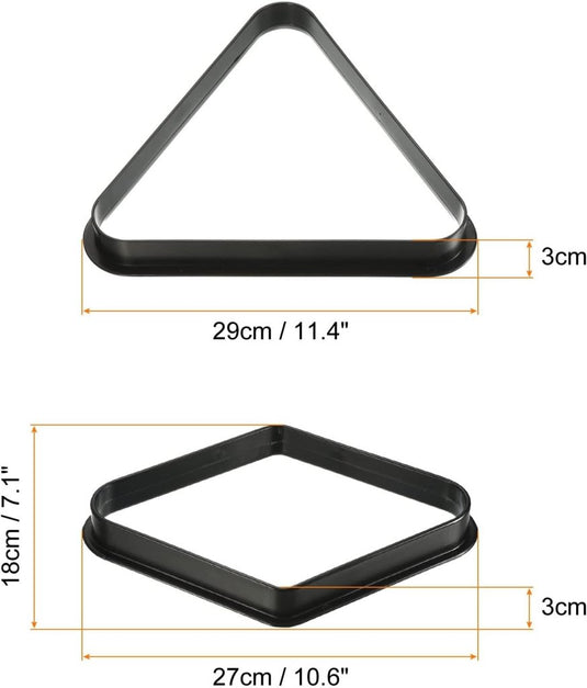 Biljart ballenrek set 2-in-1 zwart - happygetfit.com