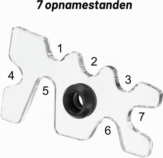 Biljart brugkop 115 x 60 mm van acryl transparant – keu brug – biljart accessoires - happygetfit.com