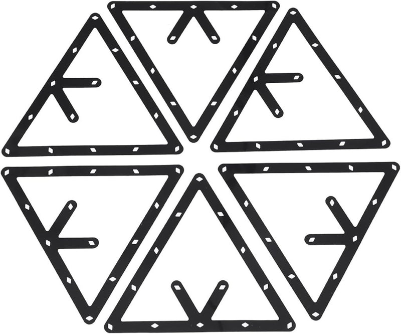 Laad afbeelding in Galerijviewer, Biljart driehoek rack zwart - happygetfit.com
