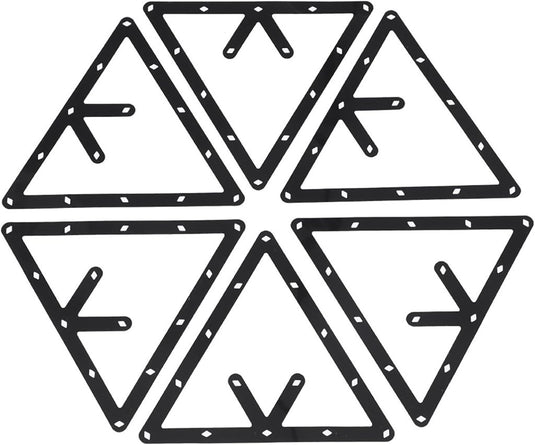Biljart driehoek rack zwart - happygetfit.com
