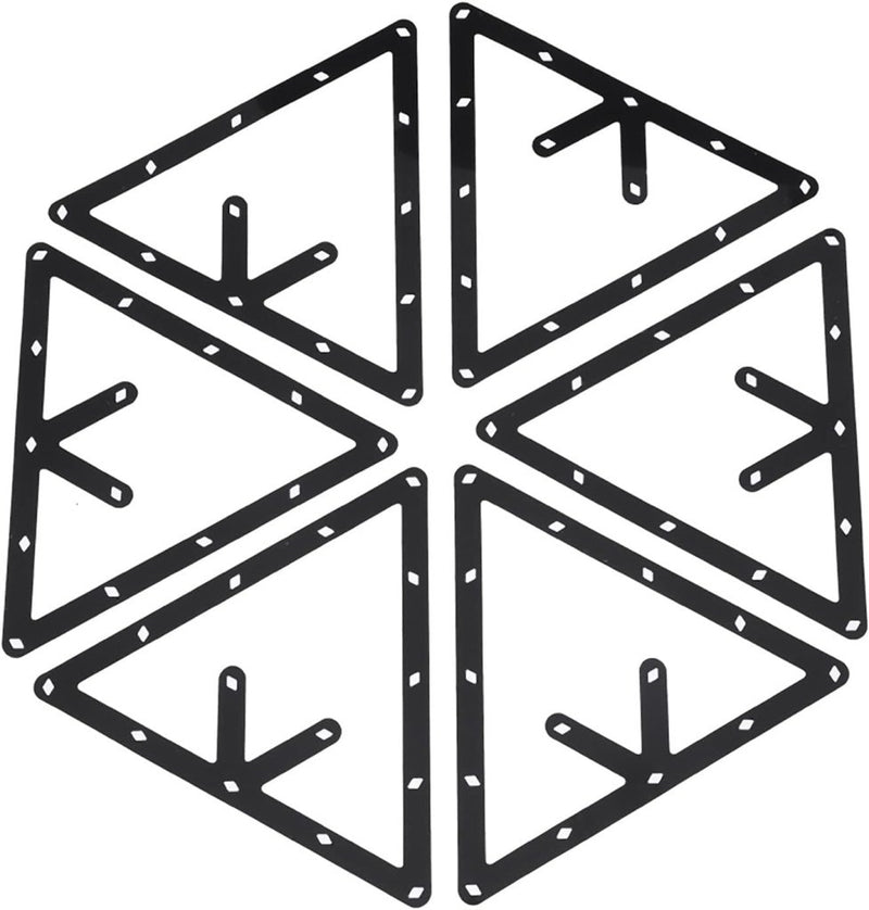 Laad afbeelding in Galerijviewer, Biljart driehoek rack zwart - happygetfit.com
