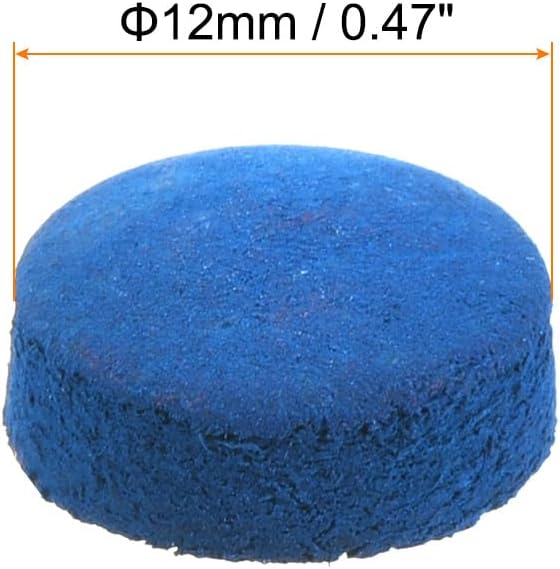 Carica l’immagine nel visualizzatore della galleria, Biljart keu tips 5 stuks 12 mm van kunstleer blauw – vervangende pomeransen – biljart accessoires - happygetfit.com
