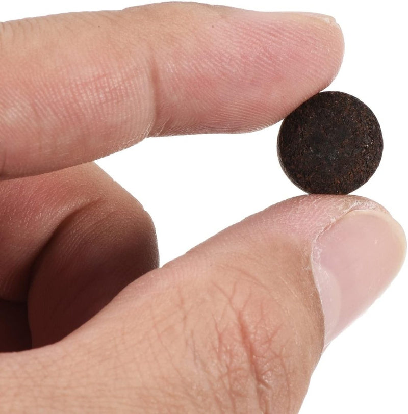 Załaduj obraz do przeglądarki galerii, Biljart keu tips 6 stuks 11 mm van rundleer bruin – vervangende pomeransen – biljart accessoires - happygetfit.com
