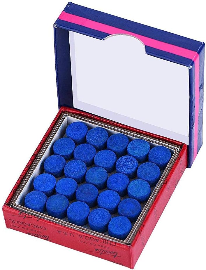 Laad afbeelding in Galerijviewer, Biljart keutips 13 mm lijm-on set van 50 stuks - happygetfit.com
