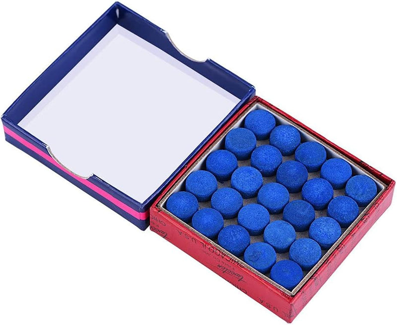 Laad afbeelding in Galerijviewer, Biljart keutips 13 mm lijm-on set van 50 stuks - happygetfit.com
