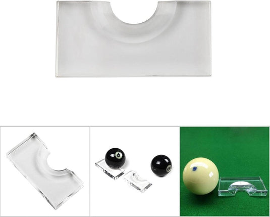 Biljartbal positiemarker transparant - happygetfit.com
