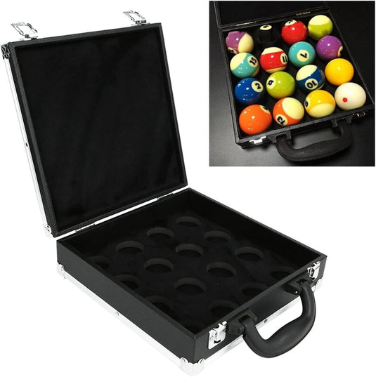 Biljartballen opbergkoffer voor 16 poolballen - happygetfit.com