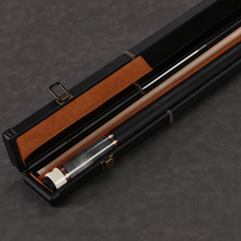 Load image into Gallery viewer, Biljartkeu 147 cm 19-20 oz – Canadese Esdoorn Pool Cue 12,5 mm Tip – Leren Grip - happygetfit.com

