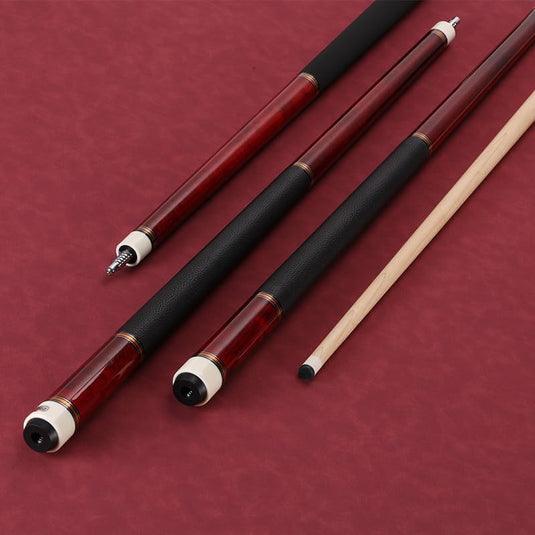 Biljartkeu 147 cm 19-20 oz – Canadese Esdoorn Pool Cue 12,5 mm Tip – Leren Grip - happygetfit.com
