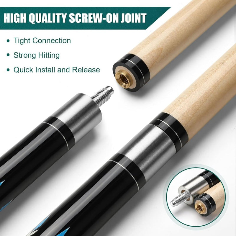 Load image into Gallery viewer, Biljartkeu 147 cm 19 oz hardhout - happygetfit.com
